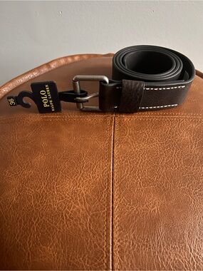 Polo Ralph Lauren Brown Leather Belt